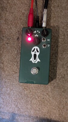 A "Screamer" old TS clone repainted with "cricut make" vinyl decal.
